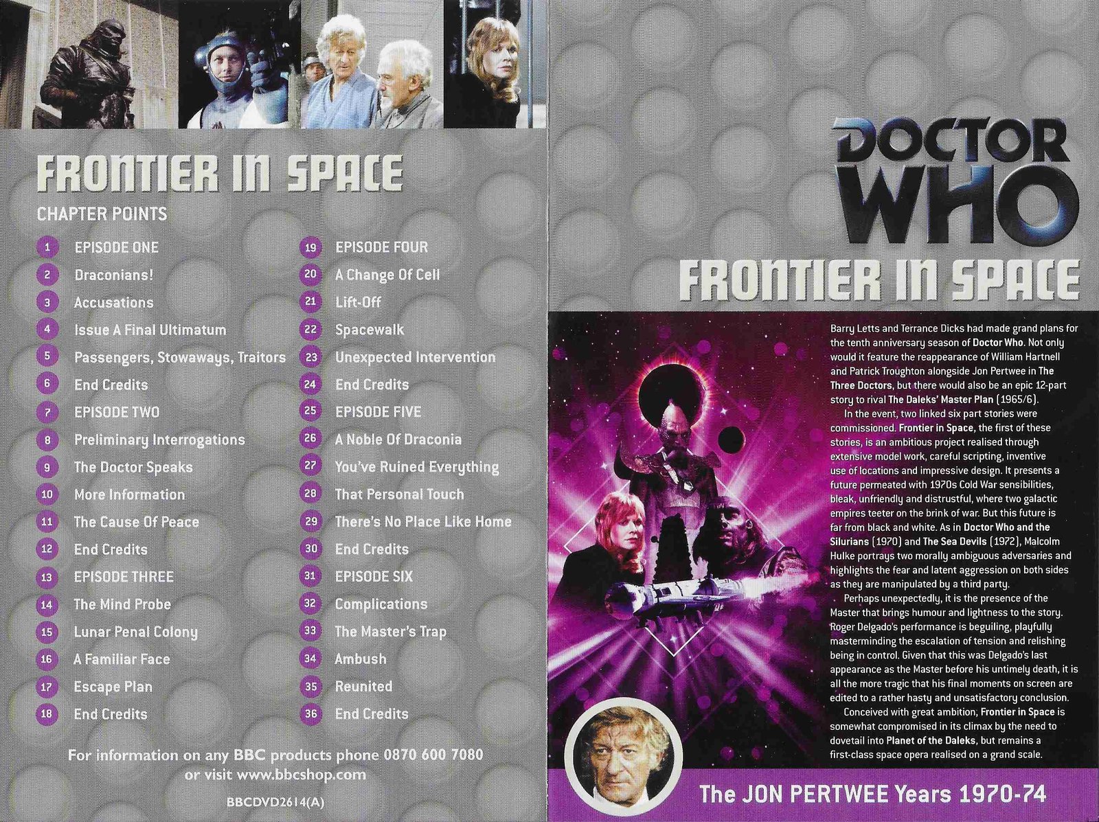 Inserts from BBCDVD 2614A